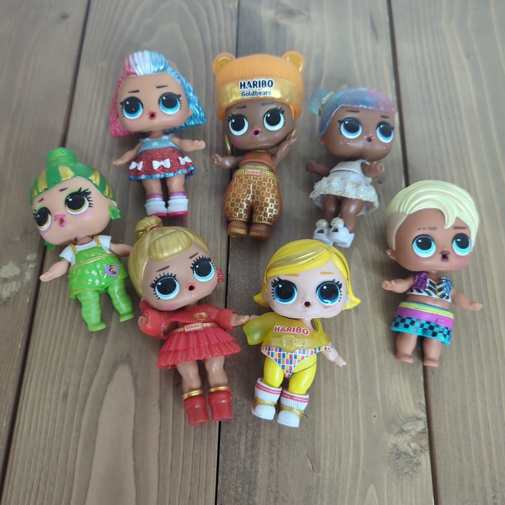 L.O.L Surprise Mini Sweets Collectible Dolls  Lot (7)
